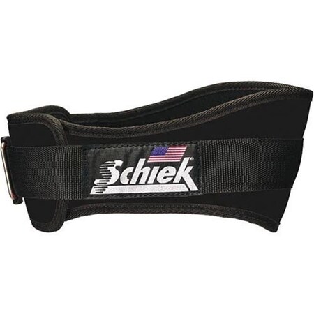 Schiek Sports Schiek Sport 2006-M 6 Inch Original Nylon Belt  Black  Medium 2006-M